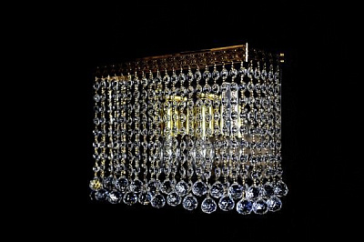 Бра Crystal Life 2x40 Вт E14 золото AP920/2-А30GO 