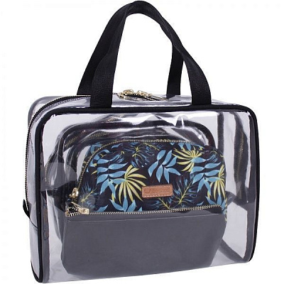 Набор косметичек Bagland 5 в 1 7 л прозрачный суб.876 (72230) 