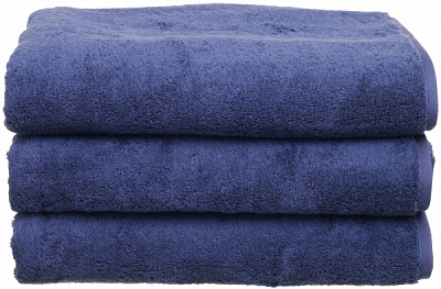 Полотенце махровое Doubleface 80x150 см деним Cawo 
