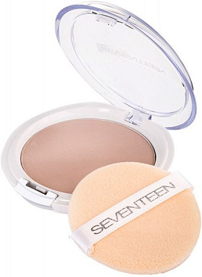 Пудра для лица Seventeen Natural Silky Transparent Compact Powder №6 Caramel 10 г