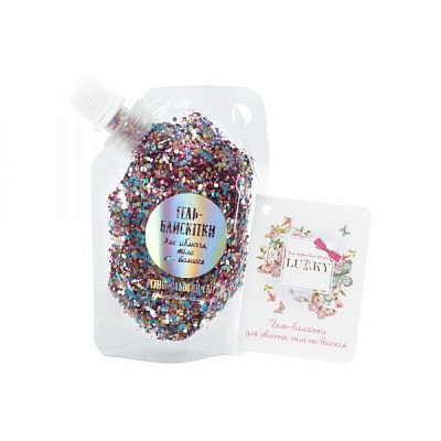 Гель-блестки для тела Lukky микс T18942
