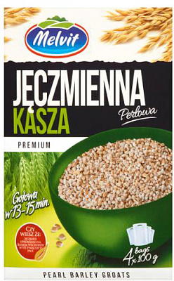 Крупа перловая Melvit 4х100 г 