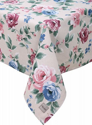 Скатерть Шарлотта Розы 136x136 см бежевый La Nuit 