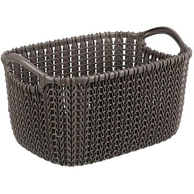 Кошик пластиковий Curver 226169 Knit XS прямокутний 140x175x250 мм