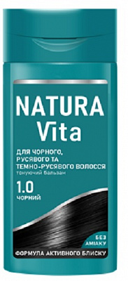 Бальзам відтінковий Natura Vita Чорний 1.0 150 мл
