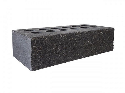 Кирпич гиперпрессованный Литос колотый пустотелый серый