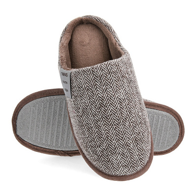 Тапки домашние Twins ELEGANT р.40/41 коричневый