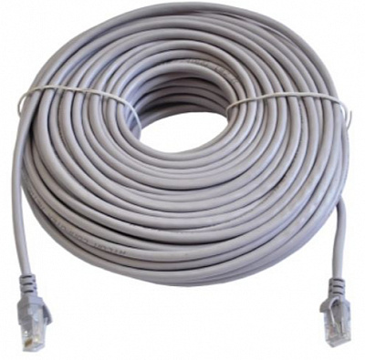 Патч-корд Profix 4-0230 RJ-45 UTP cat-5Е 30 м серый