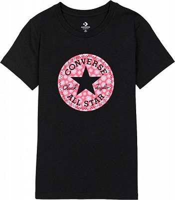 Футболка Converse CHUCK PATCH DAISY INFILL CLASSIC T BLACK 10020515-001 XS черный