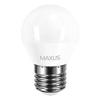 Лампа LED Maxus G45 F 4 Вт Е27 3000К теплый свет