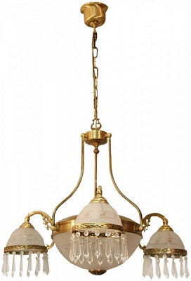 Люстра подвесная Интеркласс НСБ 04-5хХХ-277 5xE27 золото 25302/3+2 