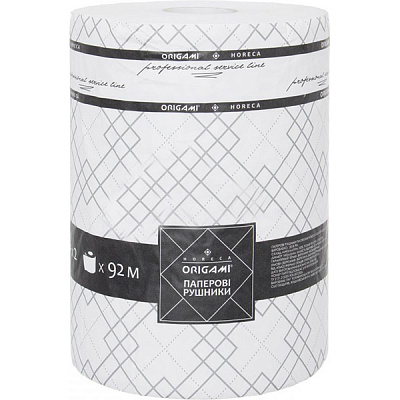 Бумажные полотенца Origami Horeca отбеленные 92 м двухслойные 1 шт./уп.