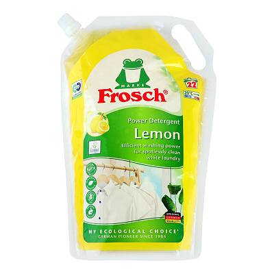 Жидкое средство для машинной и ручной стирки Frosch Лимон 1,5 л