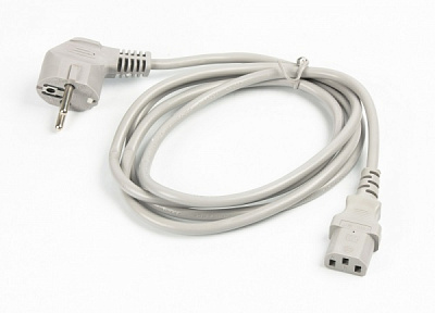 Кабель Cablexpert силовой 1,8 м серый (PC-186-VDE-GR) CEE7/7-C13, VDE, 3х0.75 мм кв 