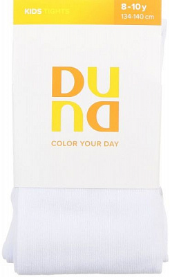 Колготки детские унисекс Duna 4398 р.134-140 белый 