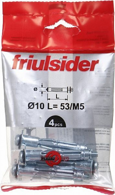 Анкер для гипсокартона 5x60 мм 1 шт. Friulsider