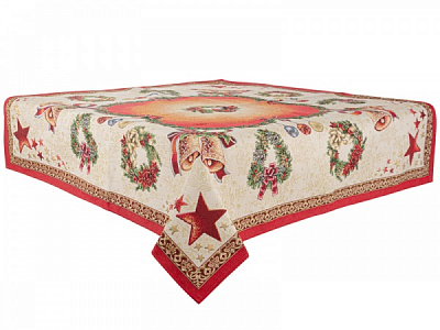 Скатерть Nativity Lefard 140x180 см красный Home Textile 