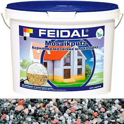 Декоративная штукатурка мозаичная Feidal Mosaikputz maxi C32 1-4 мм 25 кг