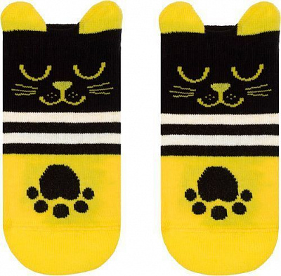 Шкарпетки дитячі Conte-Kids Tip-Top Кошенята 319 17С-59СП р.20 жовтий