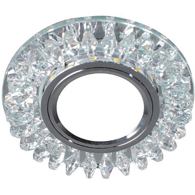 Світильник точковий Светкомплект AG 662 з LED-підсвіткою 50 Вт G5.3 4500 К хром