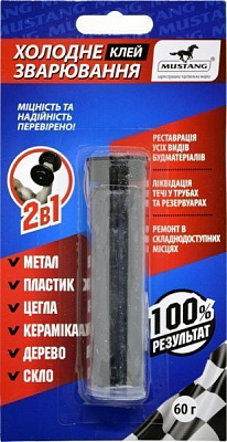 Суперклей Mustang Эпоксидный Холодная Сварка блистер 1 шт. 60 г