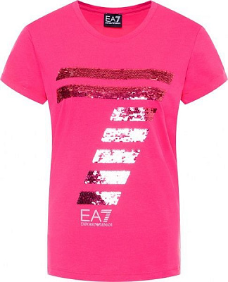 Футболка EA7 T-short 3HTT41-TJ12Z-1401 L розовый