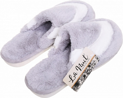 Капці домашні La Nuit Боні р. 38/39 сірий YH-20024 grey