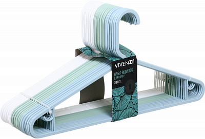 Набір плічок Vivendi пластик 43 см 30 шт.