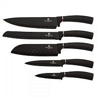 Набор ножей в колоде BLACK ROSE Collection 6 предметов BH 2336 Berlinger
