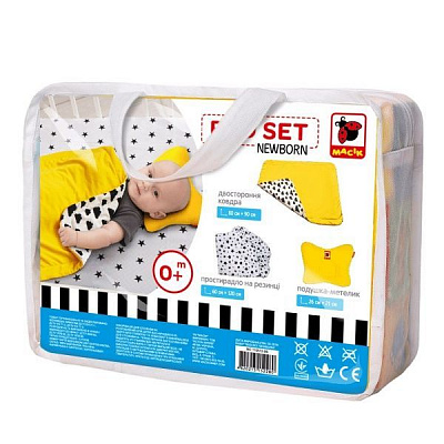 Комплект постельного белья Bed Set Newborn Масик желтый МС 110512-06 