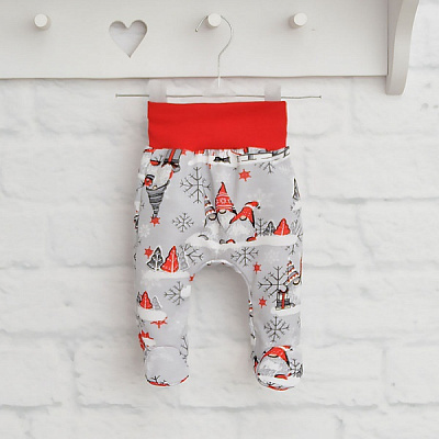 Повзунки ясельні Blanka Гноми р.62 червоний 110077