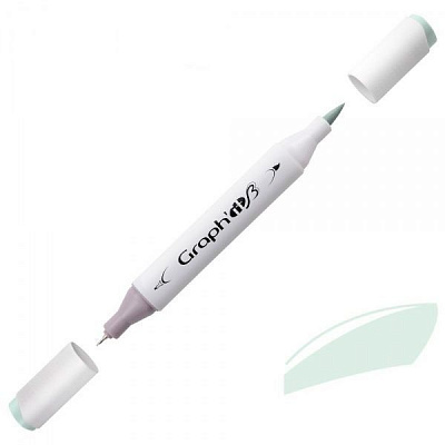 Маркер двусторонний Graph'it GI88112 зеленый шалфей 