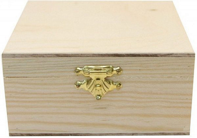 Скринька дерев'яна з замком 15х8х15см Rosa Talent