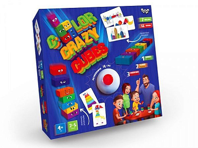 Игра настольная Danko Toys Color Crazy Cubes CCC-02-01U