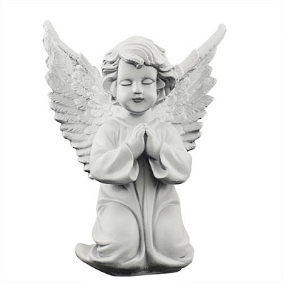 Статуэтка Ангел в молитве белый (полистоун) AN0024-8(P)
