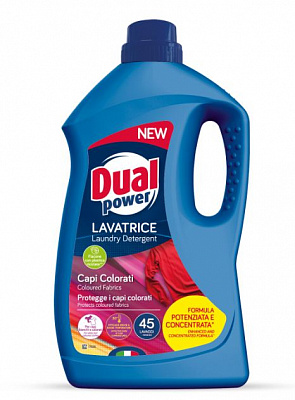 Гель для машинной и ручной стирки Dual Power Capi Colorati для цветного белья 1,8 л