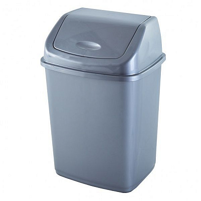 Відро для сміття Алеана 10 л сірий 122063