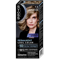 Краска для волос SYOSS Permanent Coloration 7-5 Пепельный русый 115 мл