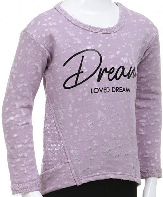 Джемпер для девочки Фламинго Dream р.122 сиреневый D8-8643-64/14