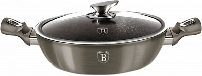 Сотейник із кришкою Metallic Line CARBON Edition 3,8 л BH 1241N Berlinger