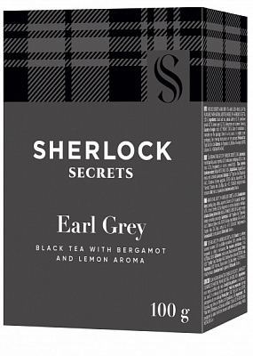 Чай черный Sherlock Secrets Earl grey 100 г 