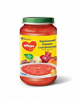 Борщик український Milupa з яловичиною 200 г 