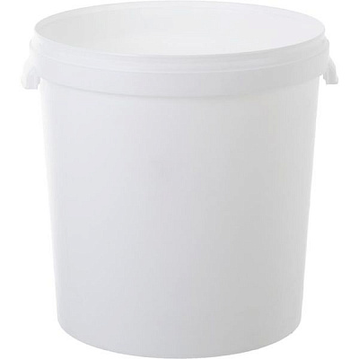 Відро без кришки Пласт-Бокс господарське біле 33 л