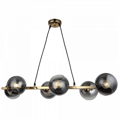 Люстра підвісна Vio Concept by LUCEA Ranko 6x40 Вт Е27 золотий 1500-75-06-L