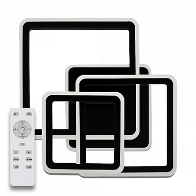 Люстра светодиодная Luminaria 3x90 Вт черный SONNE 90W 4S BLACK 