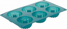 Форма для кексів Magic Ring з втулкою 32х18х2 см бірюза Flamberg Smart Kitchen