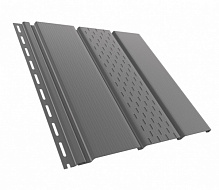 Панель-софіт Bryza перфорована 3x0,305 м графіт 