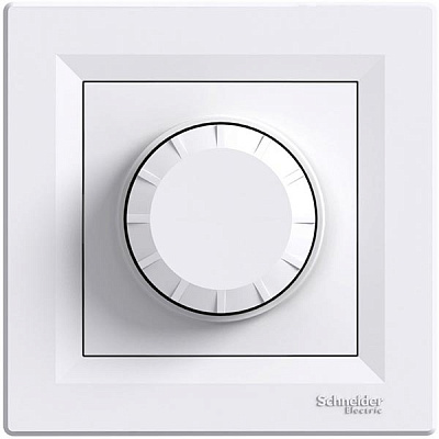 Светорегулятор поворотный Schneider Electric ASFORA 40-600 Вт IP20 белый EPH6400121