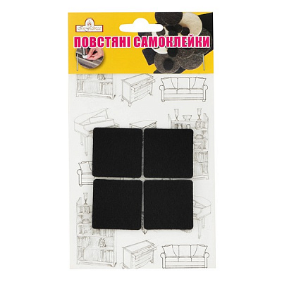 Самоклейкі протектори 35х35 мм 4 шт.