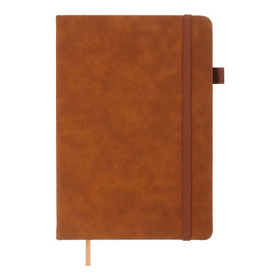 Блокнот недатированный Smarti 96 лист. клетка коричневый Buromax A5